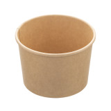 Dessert Cup Kraft Cardboard 250ml Ø9,0cm (50 Units)