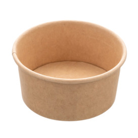 Multi-Food Bowl Kraft Cardboard 370ml Ø11,5cm (50 Units)