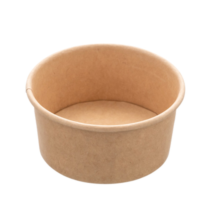 Multi-Food Bowl Kraft Cardboard 370ml Ø11,5cm (50 Units)