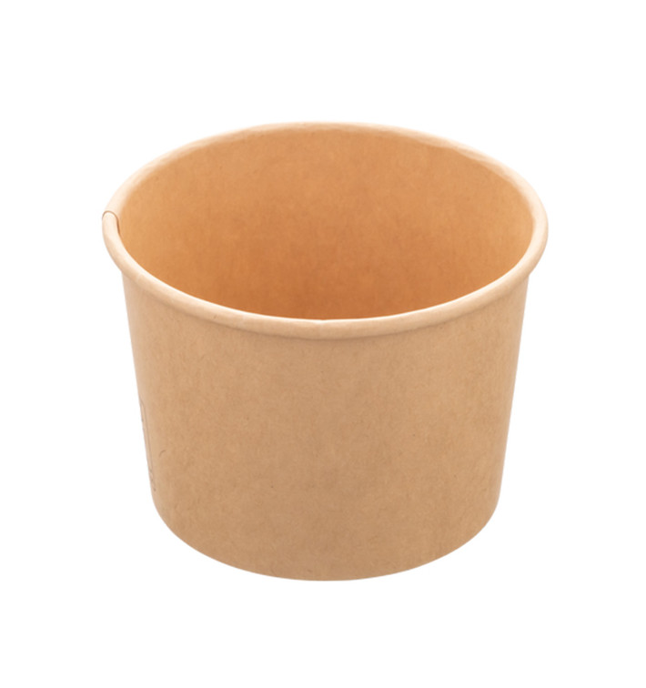 Multi-Food Bowl Kraft Cardboard 550ml Ø11,5cm (50 Units)
