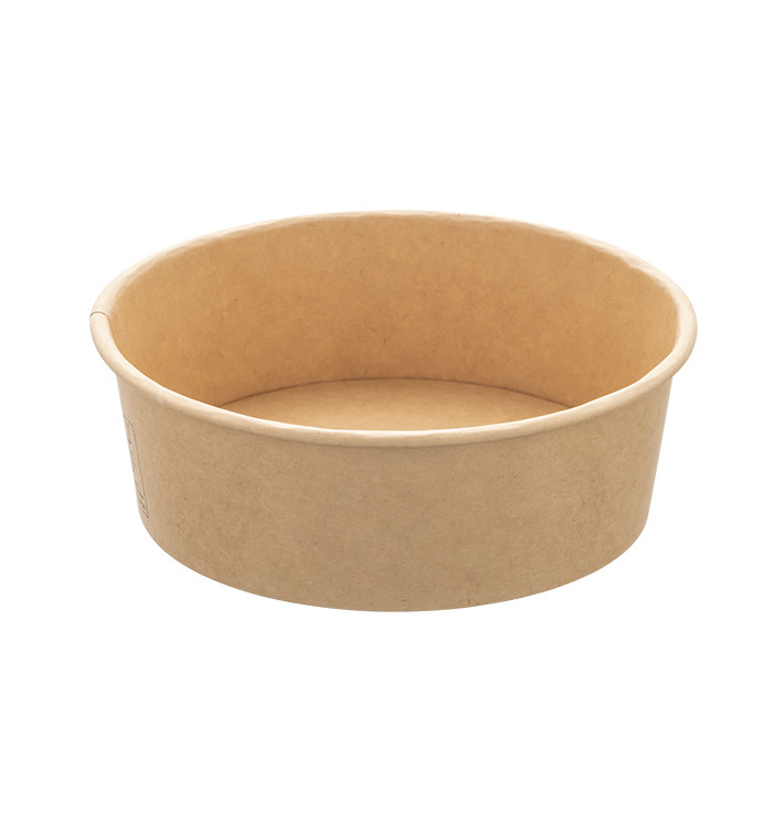 Salad Bowl Kraft Cardboard 600ml Ø15,0cm (300 Units)
