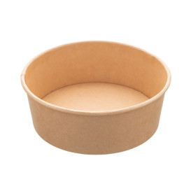 Salad Bowl Kraft Cardboard 750ml Ø15,0cm (50 Units)