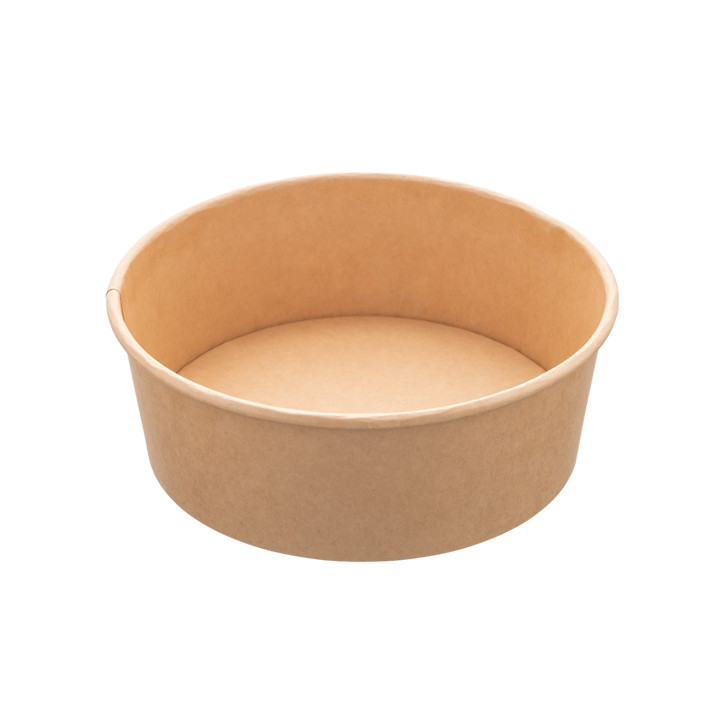 Salad Bowl Kraft Cardboard 750ml Ø15,0cm (50 Units)