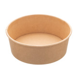 Salad Bowl Kraft Cardboard 1.000ml Ø16,6cm (50 Units)