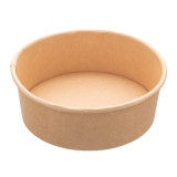 Salad Bowl Kraft Cardboard 1.300ml Ø18,5cm (50 Units)