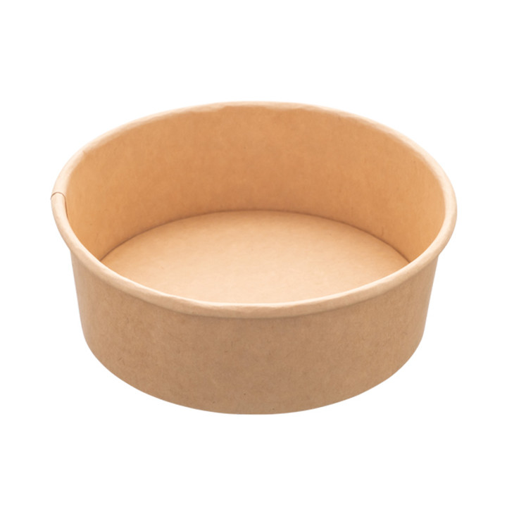 Salad Bowl Kraft Cardboard 1.300ml Ø18,5cm (300 Units)