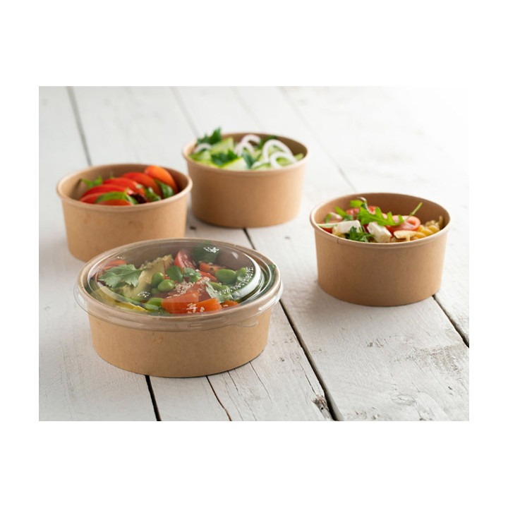 Multi-Food Bowl Kraft Cardboard 370ml Ø11,5cm (50 Units)