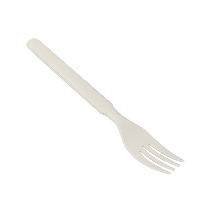 Reusable Durable Fork in PP Cream 17,9cm (20 Units)