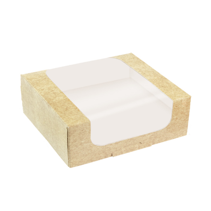 Square Cardboard Box PackiPack Vision Kraft 19x19x9cm (50 Units)