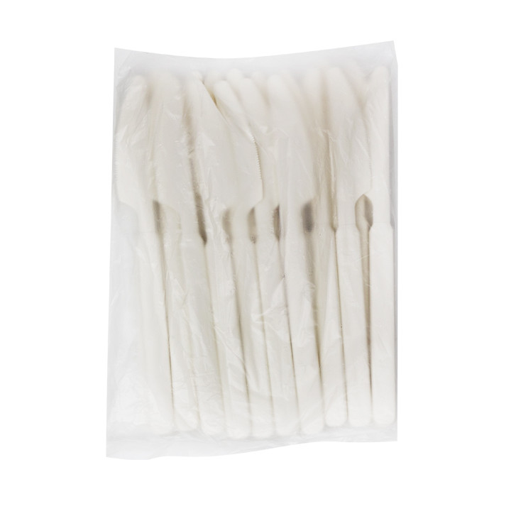 Reusable Durable Knife in PP Cream 18,9cm (500 Units)