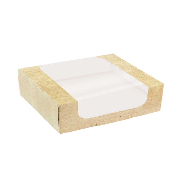 Square Cardboard Box PackiPack Vision Kraft 28x28x8cm (X Units)