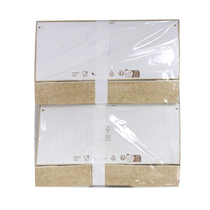 Rectangular Cardboard Box PackiPack Vision Kraft 32x14x5cm (50 Units)