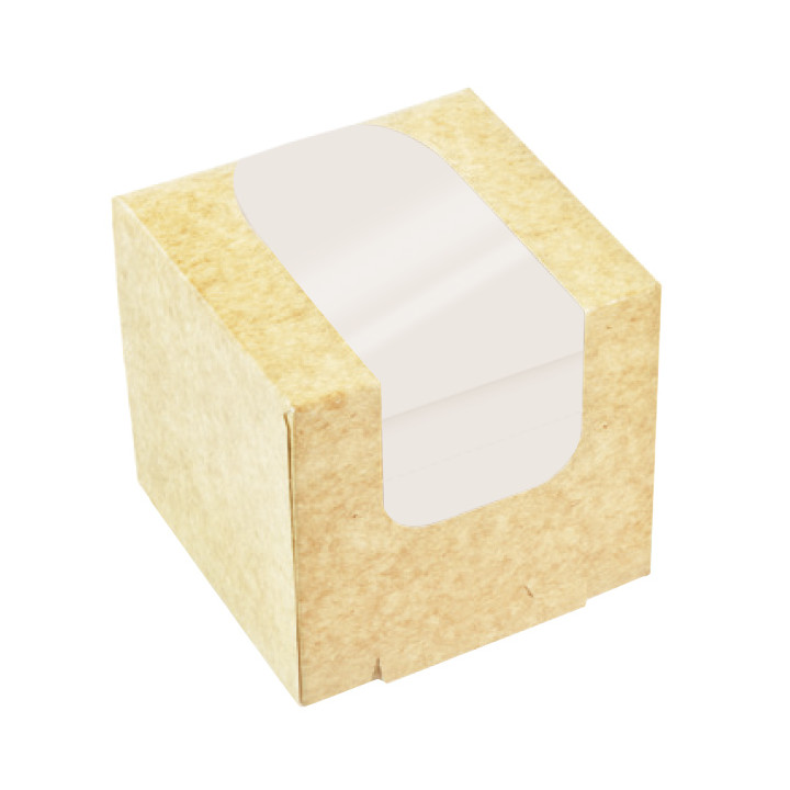Cardboard Bucket PackiPack Vision Kraft 11x11x11cm (X Units)