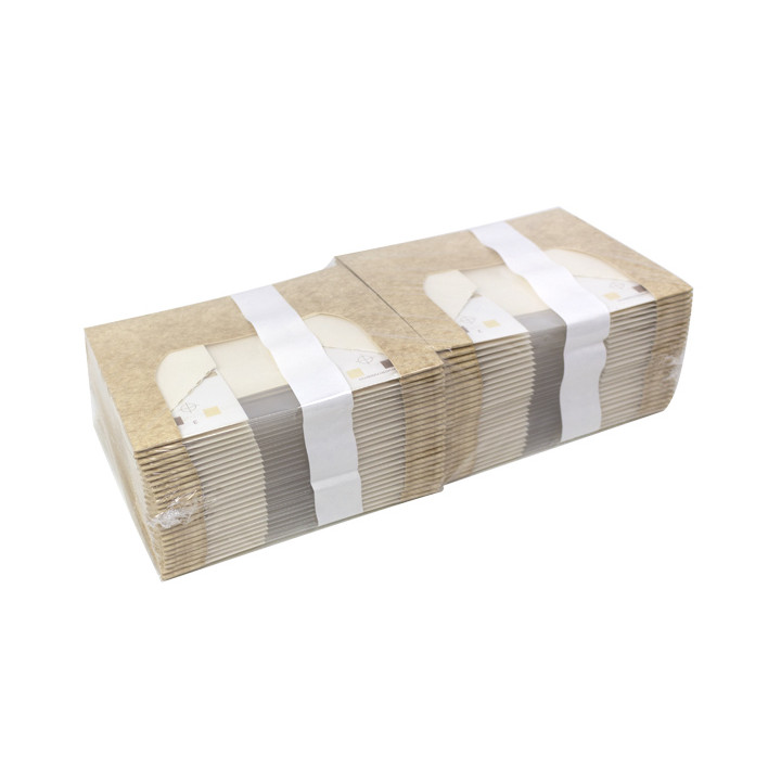 Rectangular Cardboard Box PackiPack Vision Kraft 17x9x6cm (50 Units)