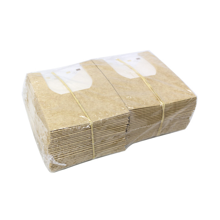 Rectangular Cardboard Box PackiPack Vision Kraft 13x11x8cm (50 Units)
