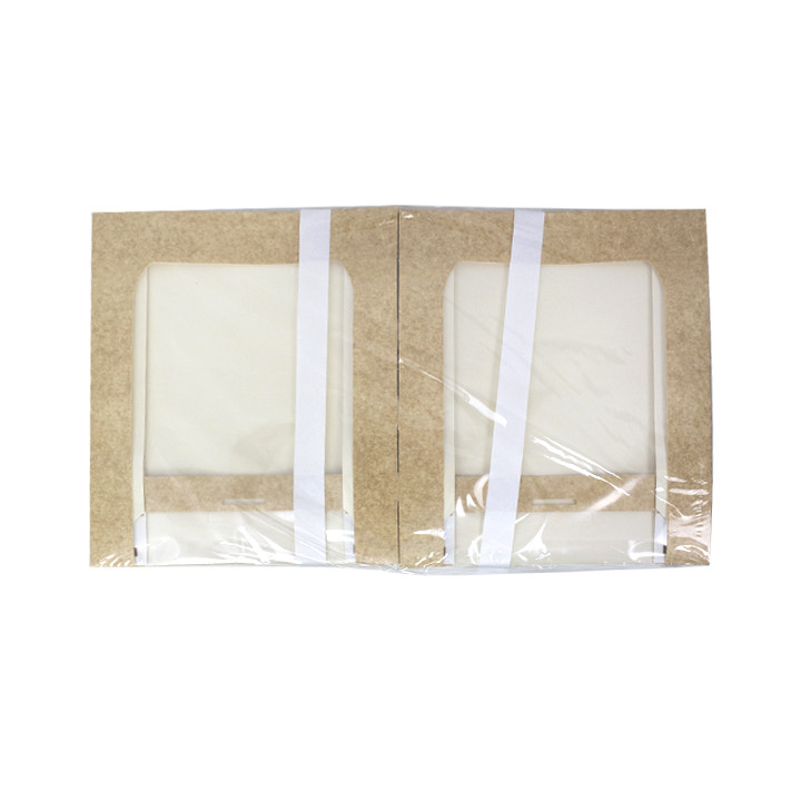 Square Cardboard Box PackiPack Vision Kraft 28x28x5cm (50 Units)