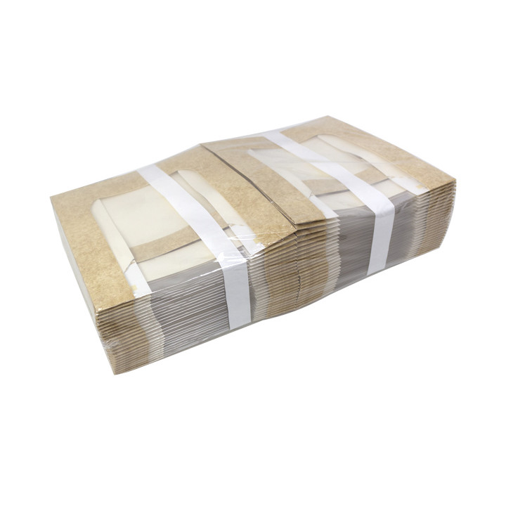 Square Cardboard Box PackiPack Vision Kraft 23x23x5,8cm (X Units)