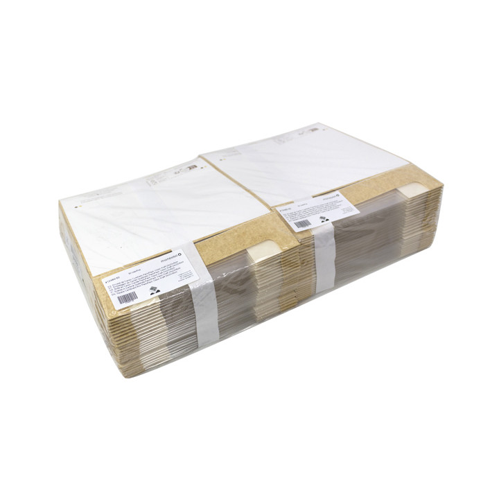 Square Cardboard Box PackiPack Vision Kraft 24x24x6cm (50 Units)