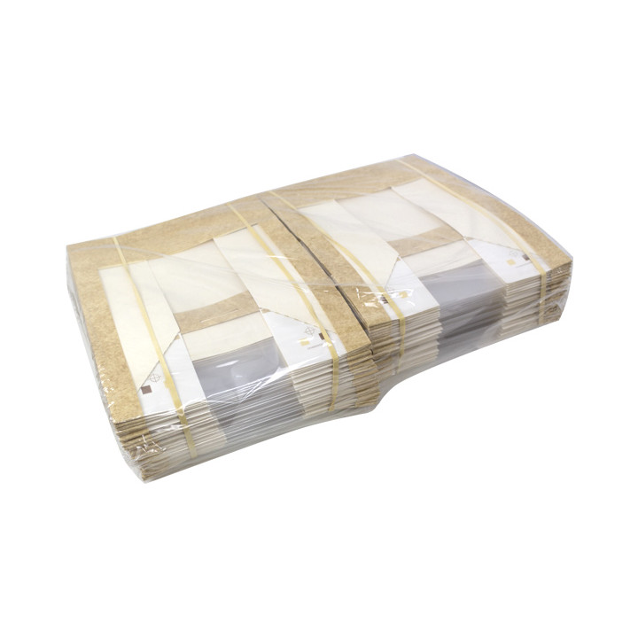 Square Cardboard Box PackiPack Vision Kraft 24x24x8cm (X Units)