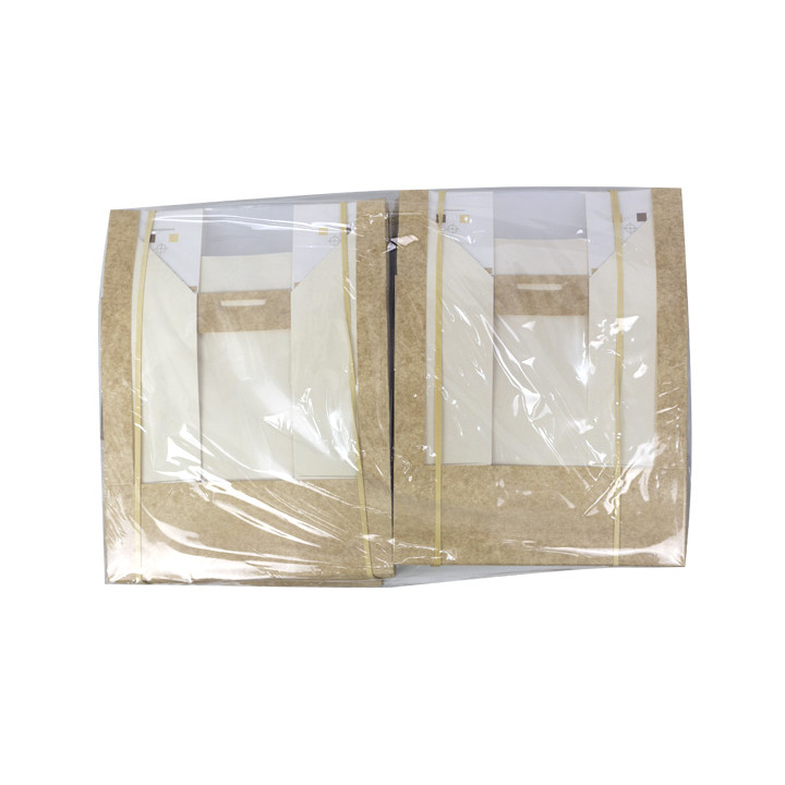 Square Cardboard Box PackiPack Vision Kraft 24x24x8cm (X Units)