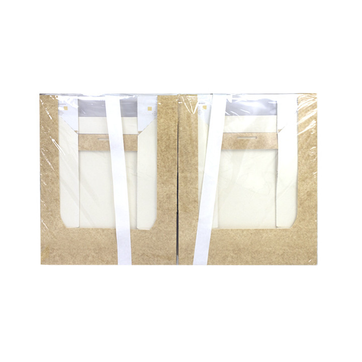Square Cardboard Box PackiPack Vision Kraft 28x28x8cm (X Units)