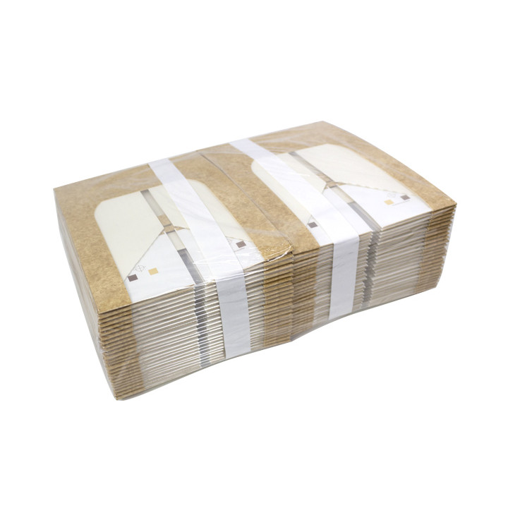 Square Cardboard Box PackiPack Vision Kraft 19x19x9cm (50 Units)