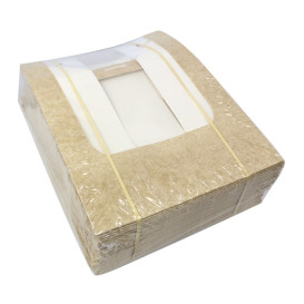 Square Cardboard Box PackiPack Vision Kraft 28x28x10cm (25 Units)