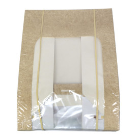 Square Cardboard Box PackiPack Vision Kraft 28x28x10cm (25 Units)