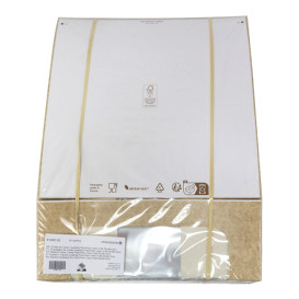 Square Cardboard Box PackiPack Vision Kraft 28x28x10cm (25 Units)