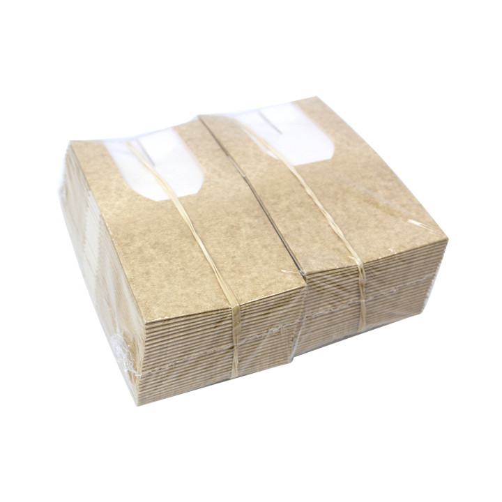 Cardboard Bucket PackiPack Vision Kraft 11x11x11cm (50 Units)