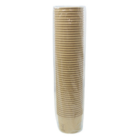 Dessert Cup Kraft-Kraft Cardboard 250ml Ø9,0cm (500 Units)