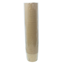 Multi-Food Bowl Kraft-Kraft Cardboard 550ml Ø11,5cm (300 Units)