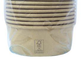 Salad Bowl Kraft-Kraft Cardboard 750ml Ø15,0cm (50 Units)