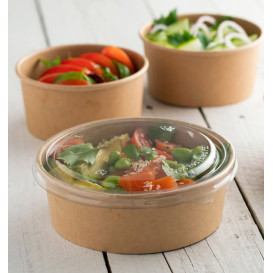 Lid in PET for Soup Bowl 370/550ml Ø11,5cm (50 Units)
