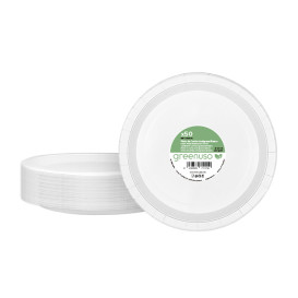 Paper Plate Round White  Ø26cm 250g/m² (50 Units) 