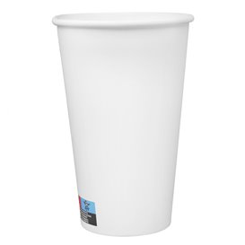 Paper Cup White 16 Oz/500ml Ø9cm (25 Units) 