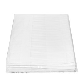 Disposable Chef Hat Pinstripe "TST" White (100 Units)