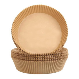 Kraft Air Fryer Paper 40g Ø20x4cm (1.000 Units)