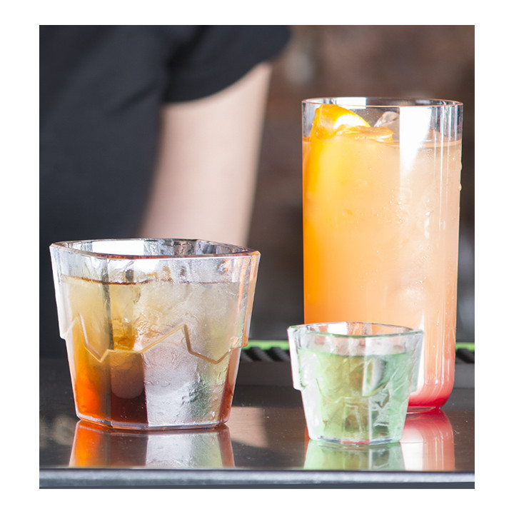 Reusable Durable Glass Tritan Clear 325ml (6 Units)