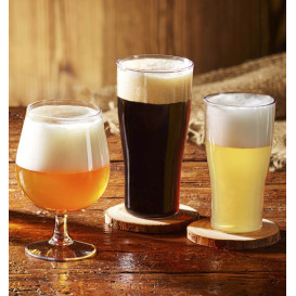 Reusable Durable Beer Glass SAN Clear 350ml (5 Units) 