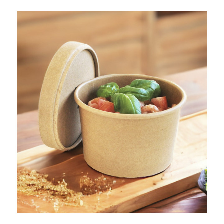 Kraft-Kraft Carton Pot 250ml Ø9,0cm (25 Units)