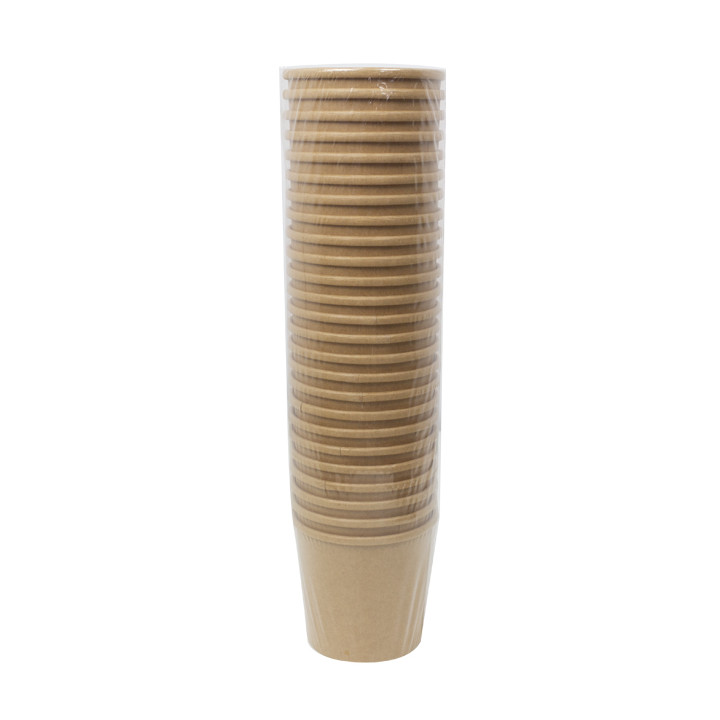 Kraft-Kraft Carton Pot 350ml Ø9,0cm (400 Units)