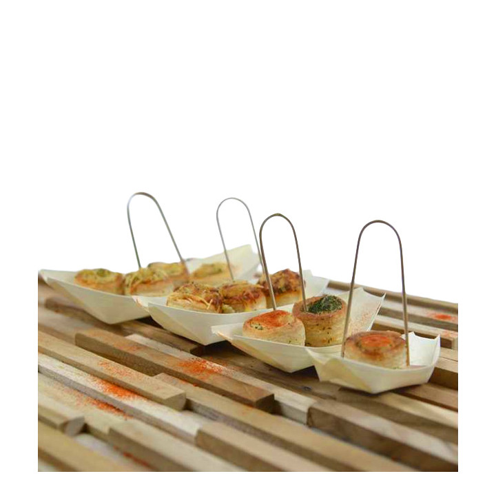 Woolen Food Boat Tray 6x5cm (50 Units)