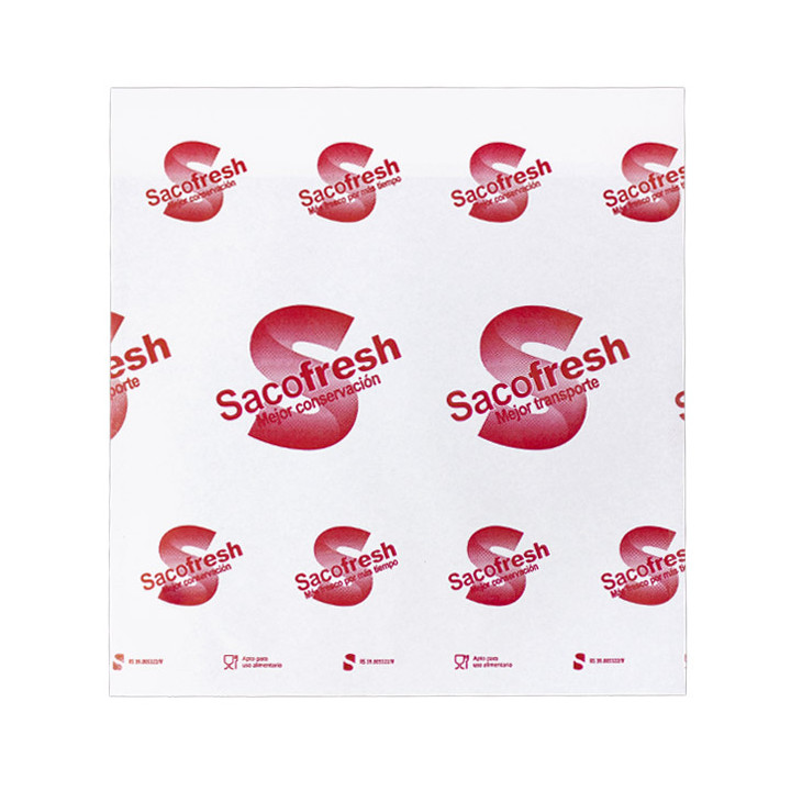 Reusable PE-Paper Bags with Adhesive Flap Sacofresh Red 30x25cm (1.200 Units)