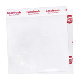 Reusable PE-Paper Bags with Adhesive Flap Sacofresh Red 30x25cm (100 Units)