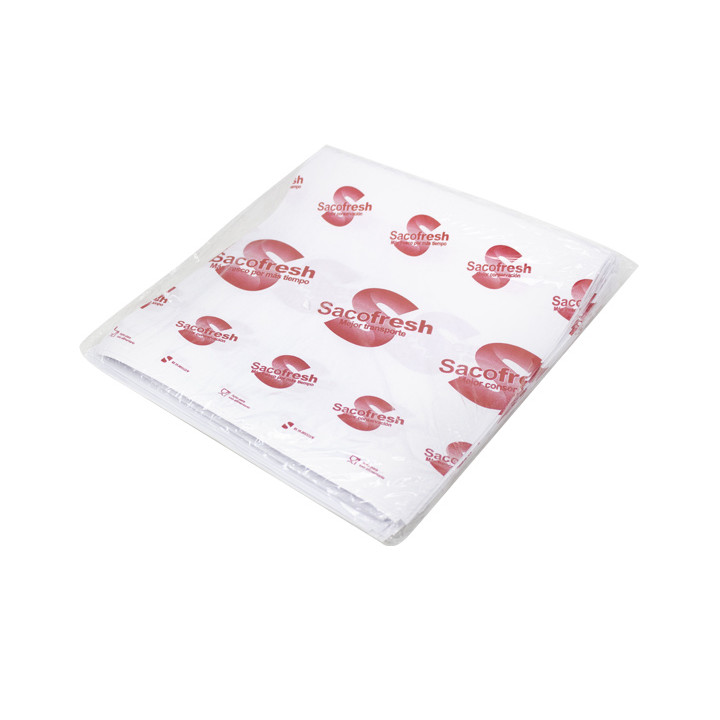 Reusable PE-Paper Bags with Adhesive Flap Sacofresh Red 30x25cm (1.200 Units)
