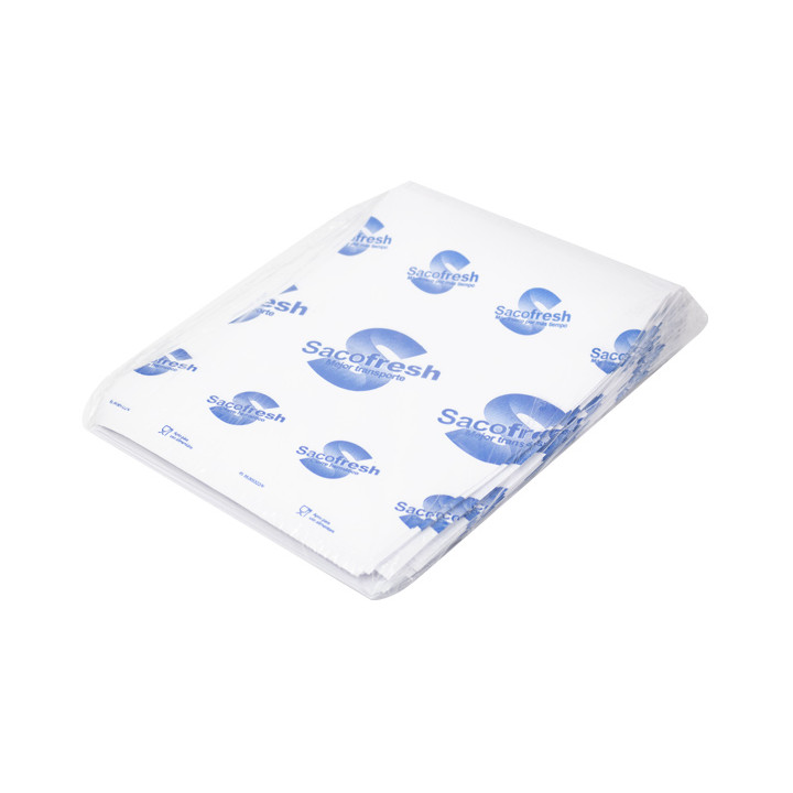 PE-Paper Bags with Adhesive Flap Sacofresh Blue 30x20cm (1.200 Units)