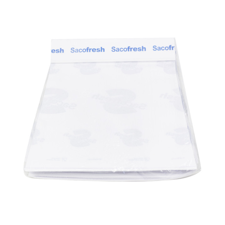 PE-Paper Bags with Adhesive Flap Sacofresh Blue 30x20cm (100 Units)