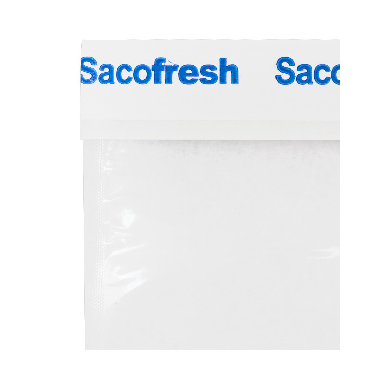 PE-Paper Bags with Adhesive Flap Sacofresh Blue 30x20cm (100 Units)