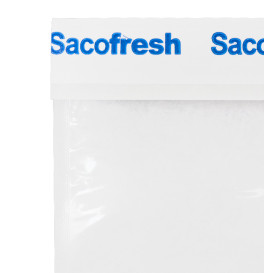 PE-Paper Bags with Adhesive Flap Sacofresh Blue 30x20cm (1.200 Units)